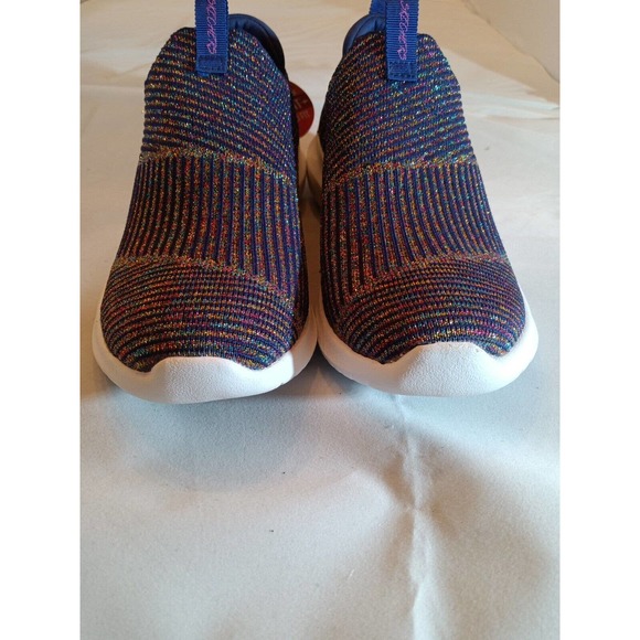 SKECHERS KID Sz 1.5 'Sport-UltraFlex Glitz Blitz' BIG GIRL'S Shimmery Sneaker. - Picture 2 of 11